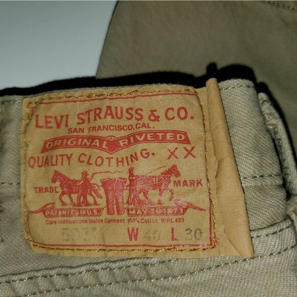 Levi's 501 Button Fly Jeans 40 x 30 Straight Fit - Picture 8 of 8
